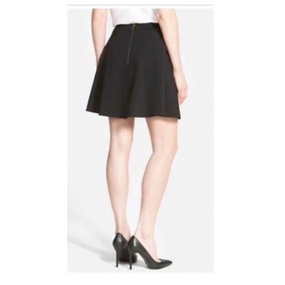 HALOGEN BRAND NEW w/ Tags Black Flare Skirt Size Small! - Picture 2 of 8